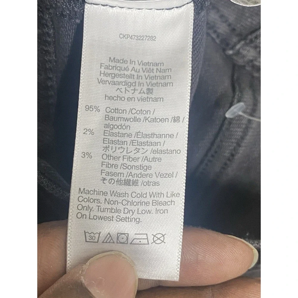 MADEWELL Women's Mid Rise Kick Out Crop Jeans in Starkey Wash Size 32‎